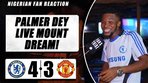 Chelsea Manchester United Dani Nigerian Fan Reaction Premier