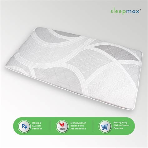 Jual Kasur Lipat Lantai Kain Spring Bed Sleepmax Shopee Indonesia