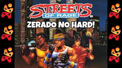 STREETS OF RAGE BARE KNUCKLE Mega Drive Gameplay no HARD até