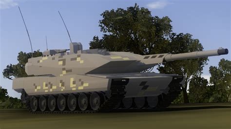 SimplePlanes RheinMetall KF 51 Main Battle Tank