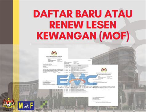 Permohonan Lesen Kewangan Mof Nak Masuk Tender Kerajaan Wajib