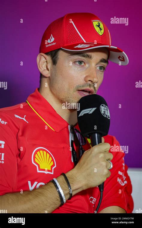 Sakhir Bahrain Februar 2024 LECLERC Charles Mco Scuderia Ferrari