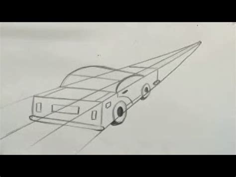 How to Draw a Car in One Point Perspective/ With Instructions - YouTube