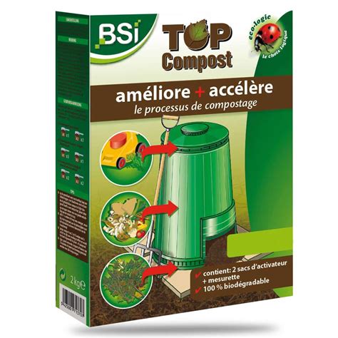 Activateur De Compost Top Compost Kg Composteur De Jardin