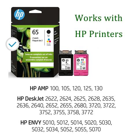 Hp 65 Ink Cartridge Hp 65 Ink Cartridges Black And Tri Color Printer Ink Hp 65 Work With