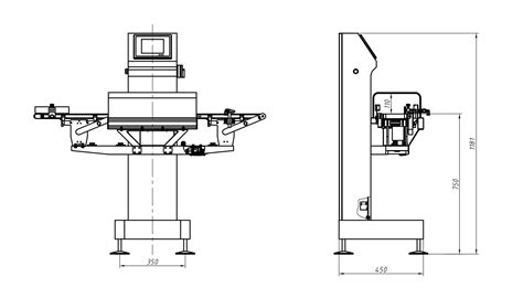 High Precision 200g Check Weigher Machine Vtops Cw200