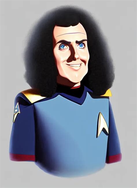 Cute Star Trek Officer Weird Al Yankovic Natural Stable Diffusion