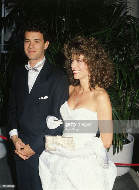 American Actor Tom Hanks And His Partner Actress Rita Wilson Attend