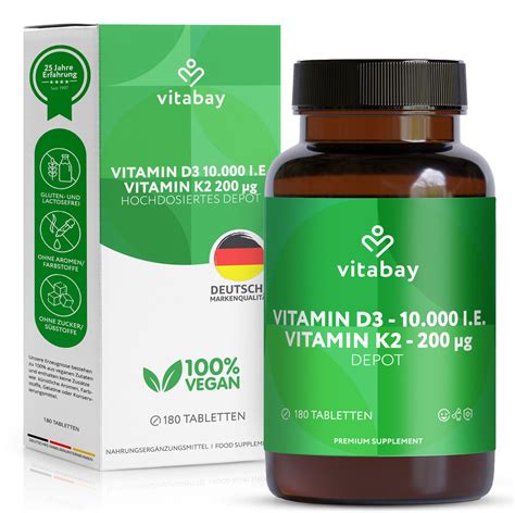 Vitabay Vitamin D I E K Mcg Depot Tabletten St