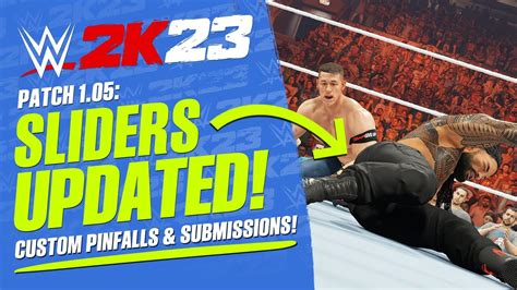 WWE 2K23 Sliders Update Full Breakdown Easy Pinfalls Comparisons