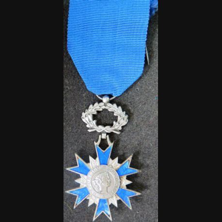 Médaille de chevalier de l Ordre National du Mérite en bronze argenté