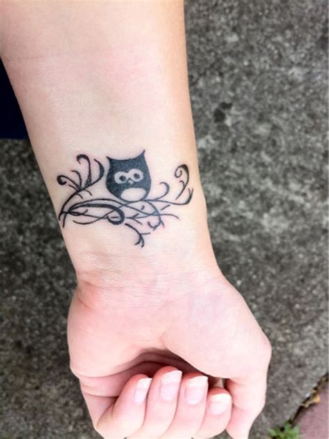 Attractive Owl Wrist Tattoos Design Wrist Tattoo Pictures