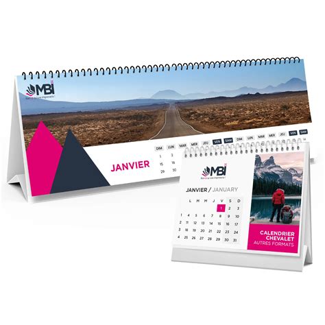 Calendrier Chevalet Personnalis Personnalisation Compl Te Mbi