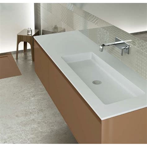 Plan Vasque Blanc Mat Soho Solid Surface Poser Robinet And Co Plan