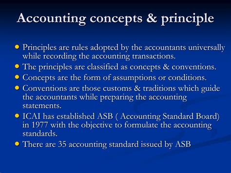 PPT Accounting Concepts Principles Policies PowerPoint