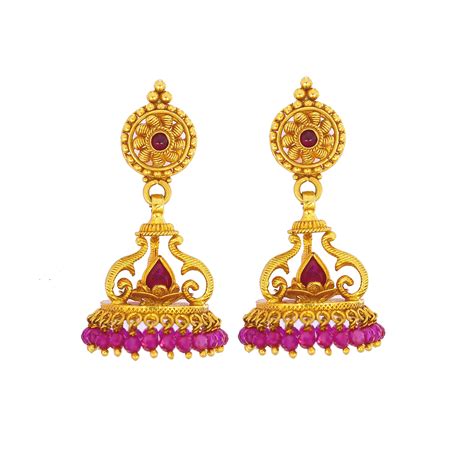 Buy Quality Mesmerizing Gold Earring Design In 22carat In Pune