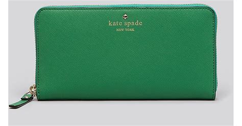 Kate Spade Wallet Cedar Street Lacey Continental In Green Lyst