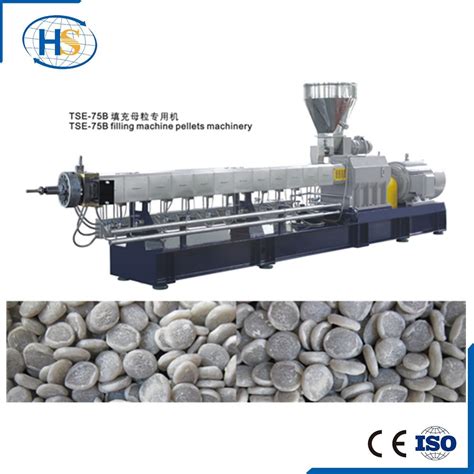 Caco Tio Talc Twin Screw Plastic Extruder Filler Masterbatch Machine