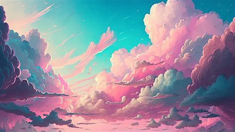 Sky Colorful Clouds Fantasy Background Sky Cloud Clouds Background