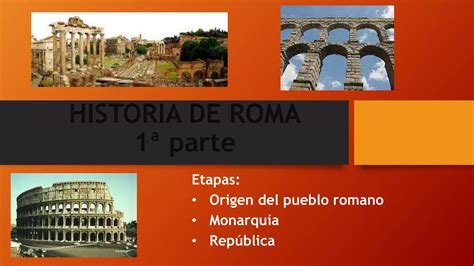 Historia De Roma 1 Ppt