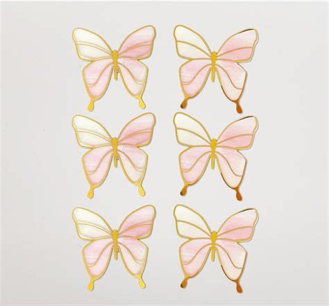 Mariposas Cotton Dobles Mariposas Mariposa Rosa Bases Para Pasteles