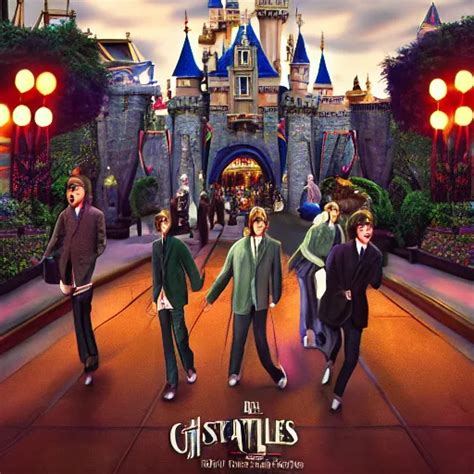 Beatles At Disneyland Hyper Detailed Dramatic Stable Diffusion