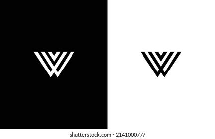 Wv Logo Initial Vector Mark Stock Vector (Royalty Free) 2141000777 ...