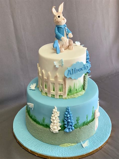 Peter Rabbit 1st Birthday Cake Skazka Cakes