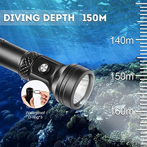 Volador Scuba Diving Flashlight Df Lumen Underwater Dive Light