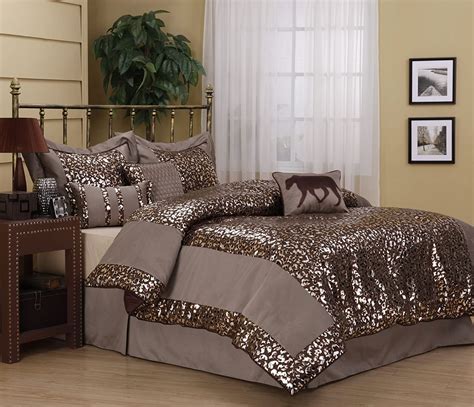 Leopard Print Queen Comforter Sets Foter