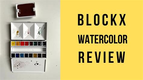 Blockx Watercolor Paint Review A Fine Professional Belgian Brand My