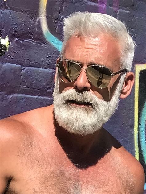 White Beard White Hair Gold Sunglasses White Beard Hair And Beard