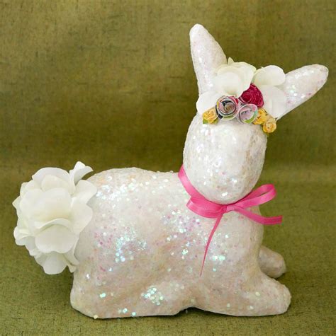 Sparkly Glitter Spring Bunny – Bling on the Crafts - My Pinterventures