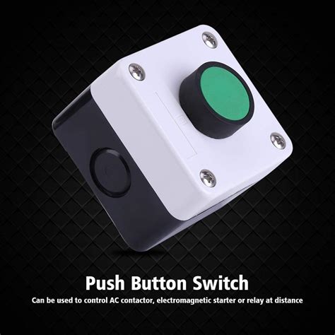 Buy Topincn Green Push Button Switch Weatherproof Push Button Switch