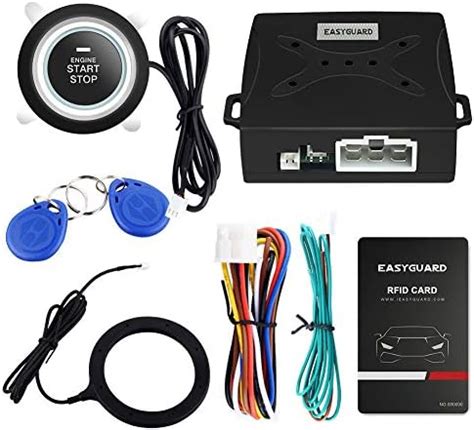 Amazon EASYGUARD EC002 Smart Key RFID PKE Car Alarm System Passive