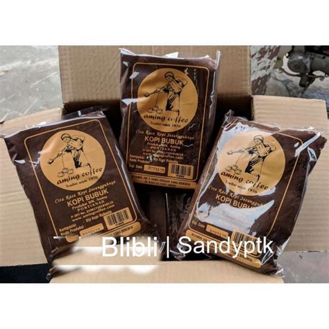 Jual 100 Gr Kopi Bubuk Aming Coffee Khas Pontianak Kalimantan 100gr Di