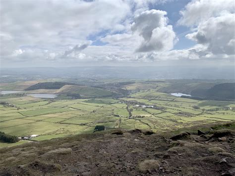 View from atop Pendle Hill this morning, by u/OCraig8705 : r/Pendle