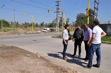 El intendente Nediani supervisó las obras que se realiza en el norte de