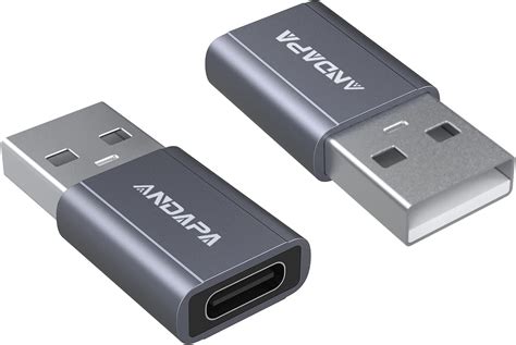 Andapa Adaptador Usb C A Usb Unidades Convertidor Usb A Tipo C