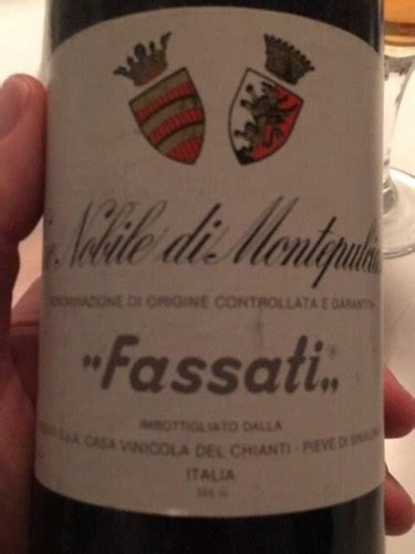 Fassati Vino Nobile Di Montepulciano Vivino Australia