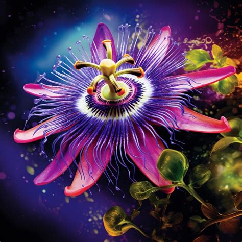 Premium AI Image | Exotic Passionflower A Mysterious Tale of Intrigue ...