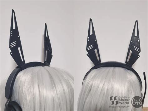 Headset Clips Mecha Anubis Ears By Botanicat Makerworld