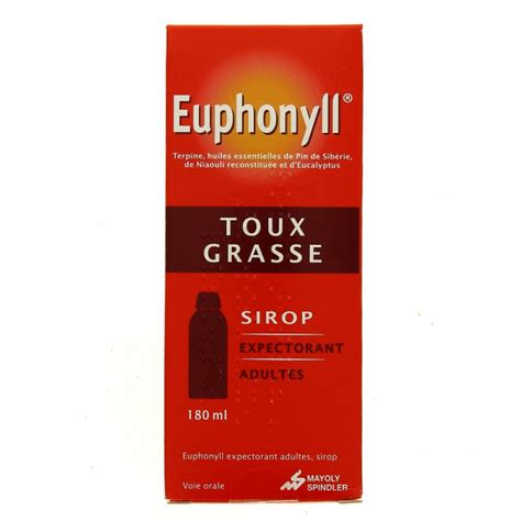 Euphonyll Sirop Expectorant Adulte Ml Toux Grasse E Pharmacie