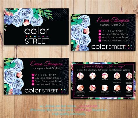 Color Street Business Cards Free – Warehouse of Ideas