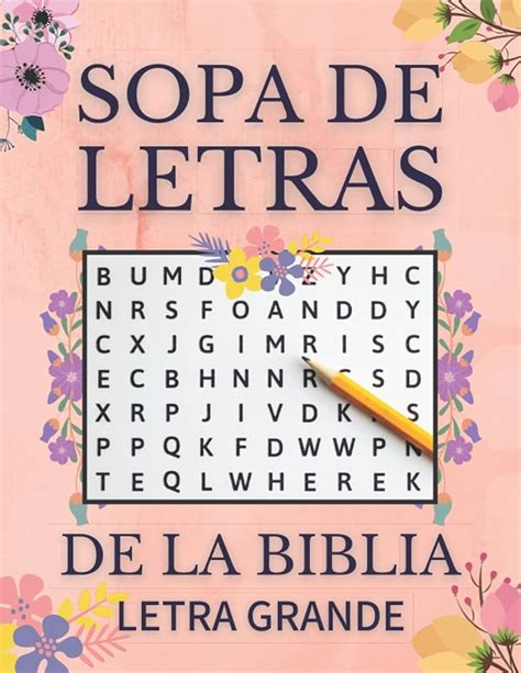 Sopa De Letras De La Biblia Libro Letra Grande Tapa Blanda 52 Off