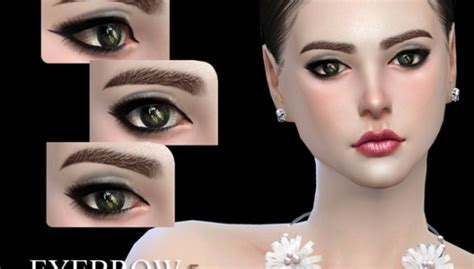 模拟人生4 S Club Wm Ts4 Eyebrows F 201703 眉毛 Mod V10 下载 3dm Mod站