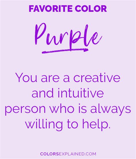 Favorite Color Purple What Does It Say About You 2025 • Colors Explained