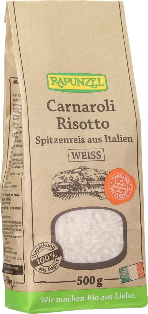 Rapunzel Riz Carnaroli Bio Pour Risotto Blanc G Boutique En