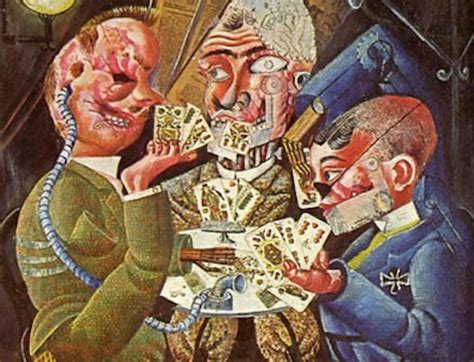 Otto Dix Les Joueurs De Skat Ideias Para Pintura Hist Ria