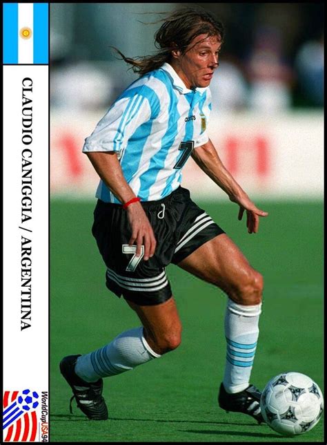 Claudio Caniggia Of Argentina At The 1994 World Cup Finals In 2023